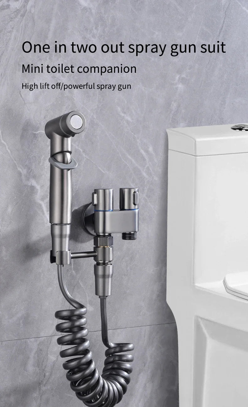 Bathroom set, high pressure hand sprinkler, bathroom cleaning, bathroom accessories, sanitary shower