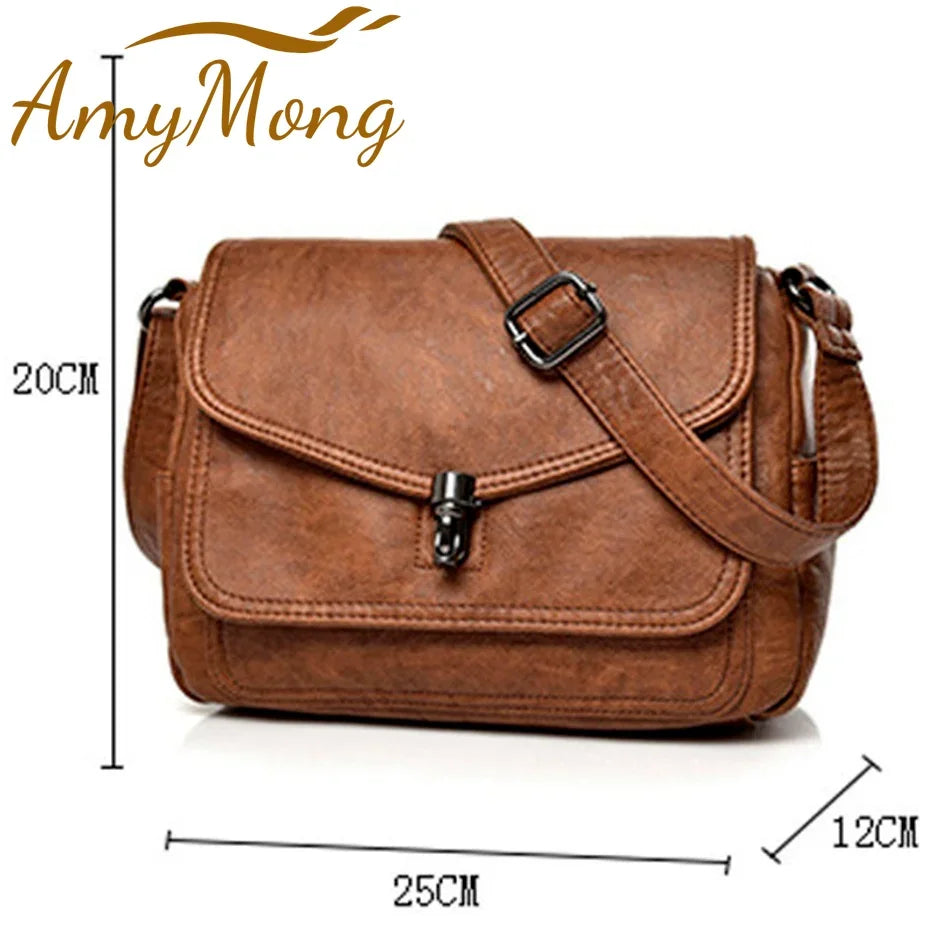 Title / Titre
EN: Women’s Retro Leather Handbag – High-Quality Multi-Pocket Shoulder Bag
FR: Sac à main rétro en cuir pour femme – Sac épaule multi-poches de haute qualité