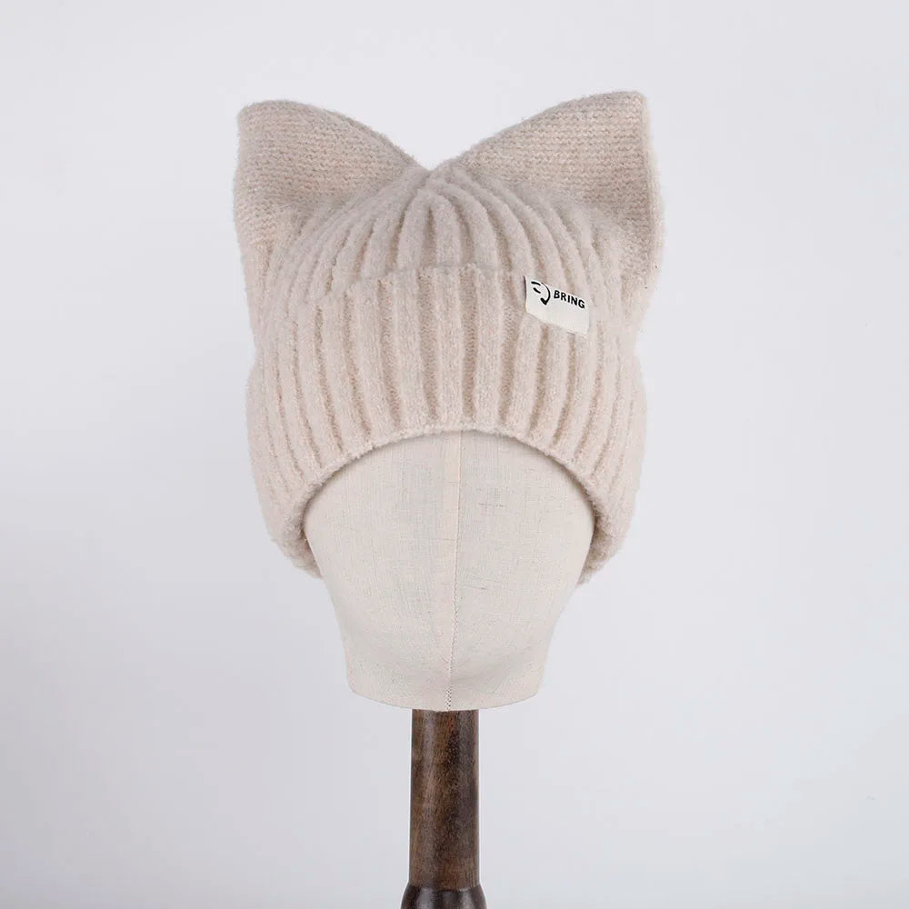 adventure time caps for men Balaclava Beanie Rabbit Ear Hat Hat winter women's winter accessories fun hat Butterfly Pullover Hat