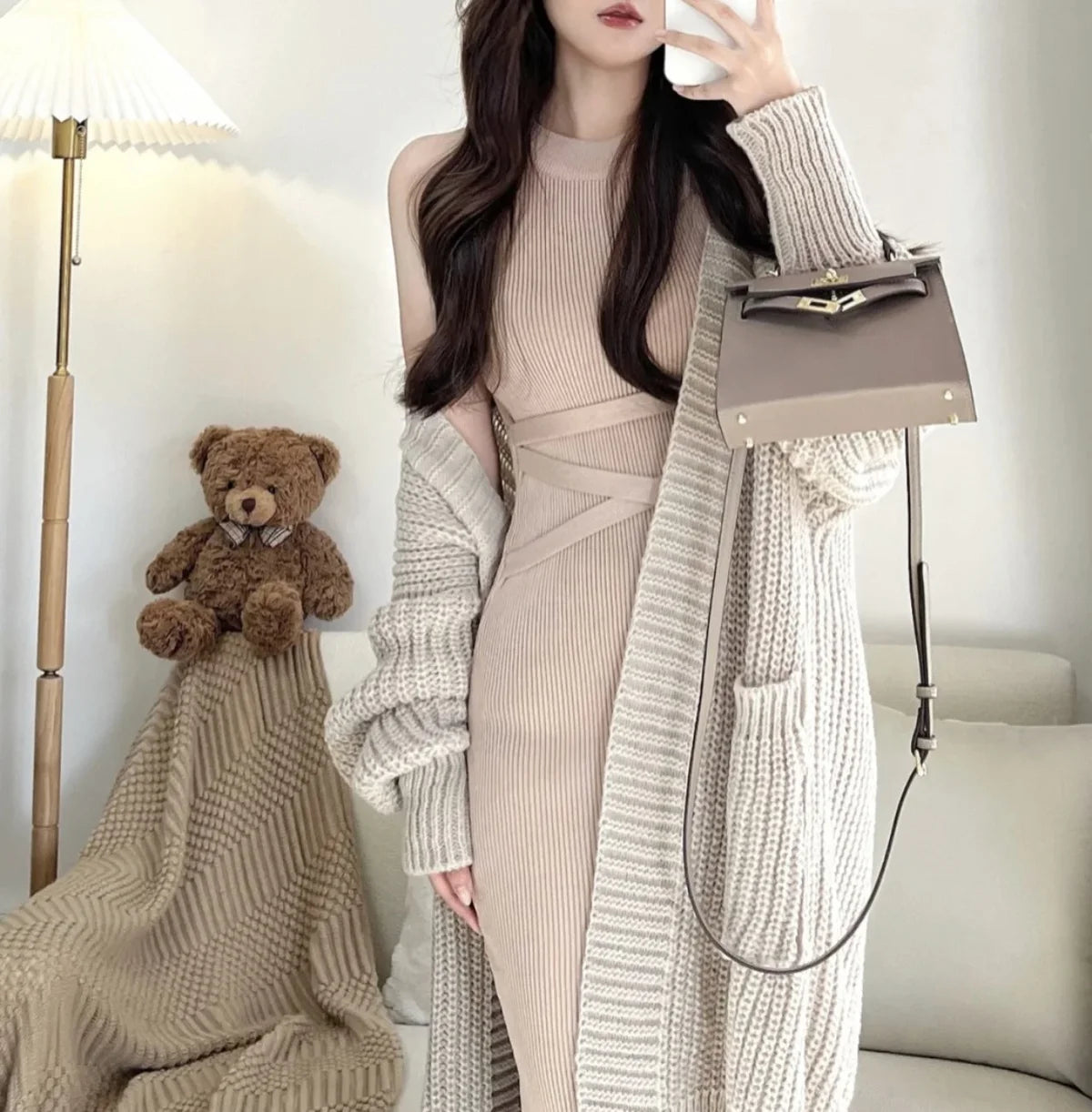 Dresses for Women Elegant Sexy Sleeveless Back Textured Mini Skinny Dress New Fashion Summer Casual PTKPCC/ Robe