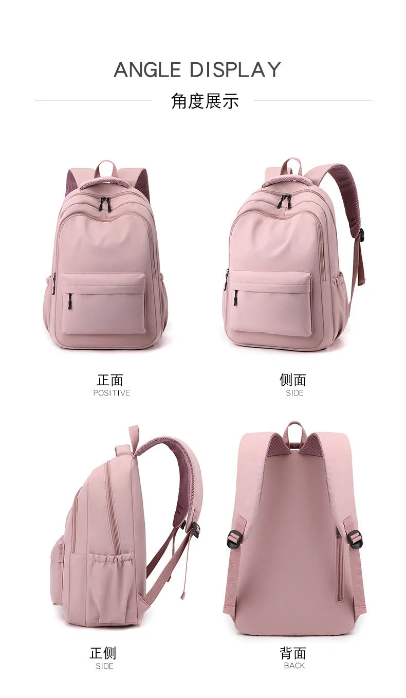 Schoolbag for Girls Campus Junior High School Students Backpack New Trendy Backpack/ sac d'ecole