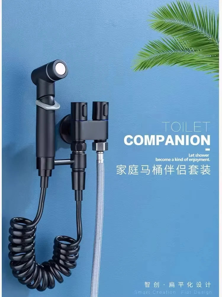 Toilet Cleaning Bidet Toilet Sprayer Set Cold Water Portable Bidet Toilet Accessories Handheld Bathroom Wash Anal Douche