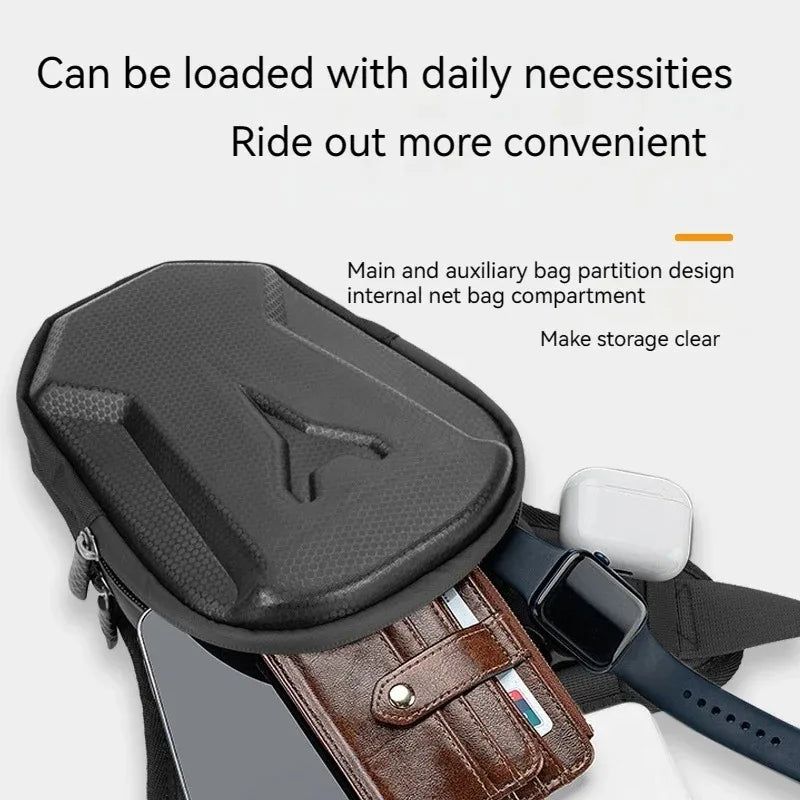Bicycle Leg Side Bag EVA Hard Shell Outdoor Casual Waist Bags bike Mobile Phone Purse Hip Bum Pack Cycling Leg Bag Bicycle Bag
