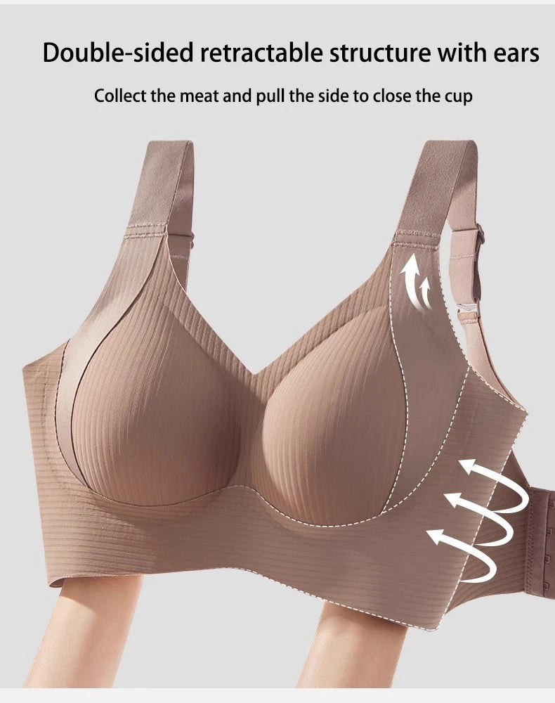 FINETOO 1Pc Plus Size Bra Seamless Sexy Women Bras Wire Free Brassiere Soft Underwear Female Intimates Womens Lingerie Sleepwear