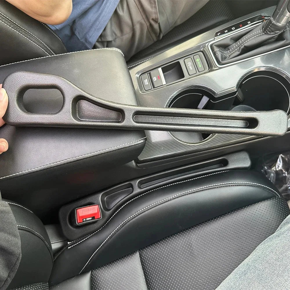 Boîte de rangement pour espace de siège de voiture, 2 pièces, sac entre sièges, organisateur de Console, décoration intérieure, accessoires automobiles