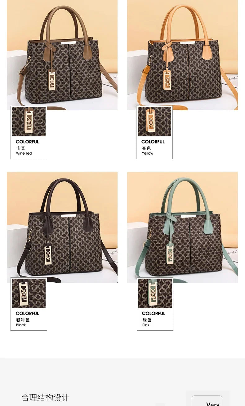 Title / Titre
EN: Women’s Large Capacity Printed Leather Tote Bag – Elegant Shoulder & Handbag
FR: Sac cabas en cuir imprimé grande capacité pour femme – Élégant porté main ou épaule