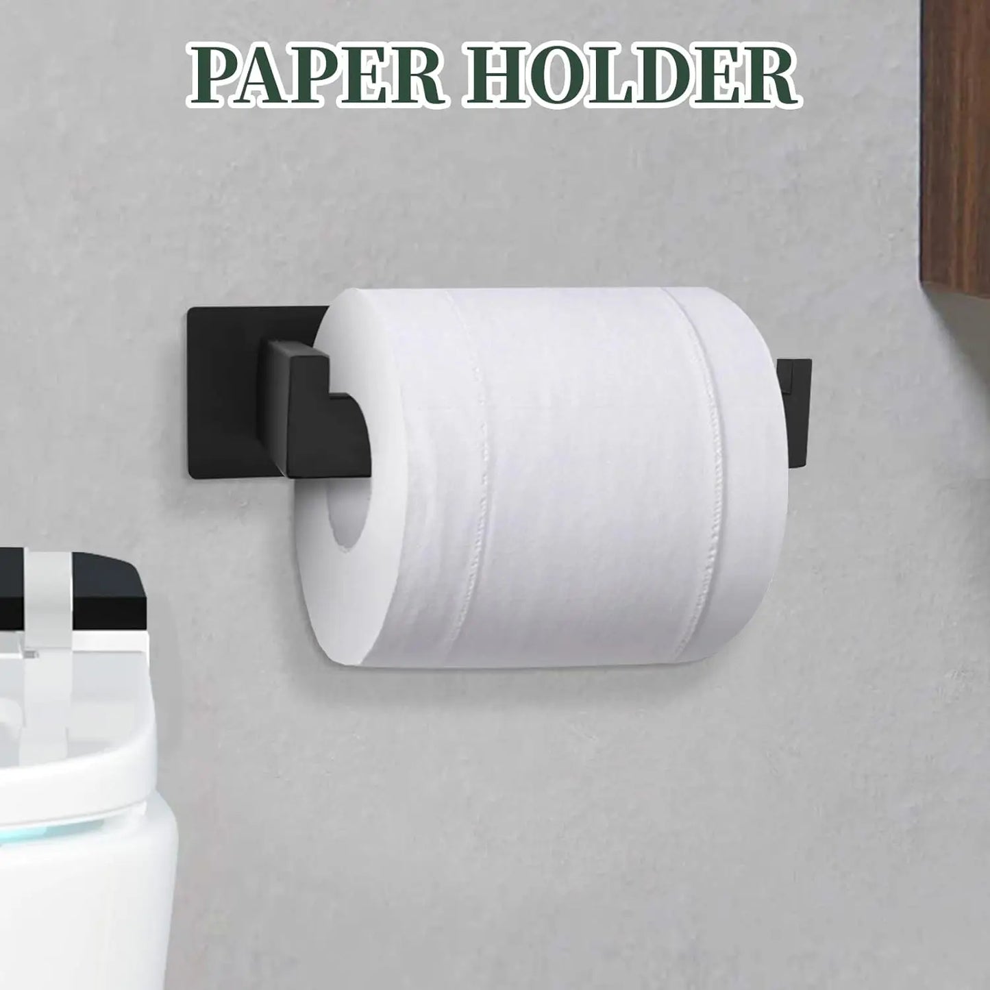 5 Pcs Bathroom Hardware Accessories Set Bathroom Towel Bar Set Bathroom Hardware Towel Holder Towel Racks Bathroom Wall Mounted