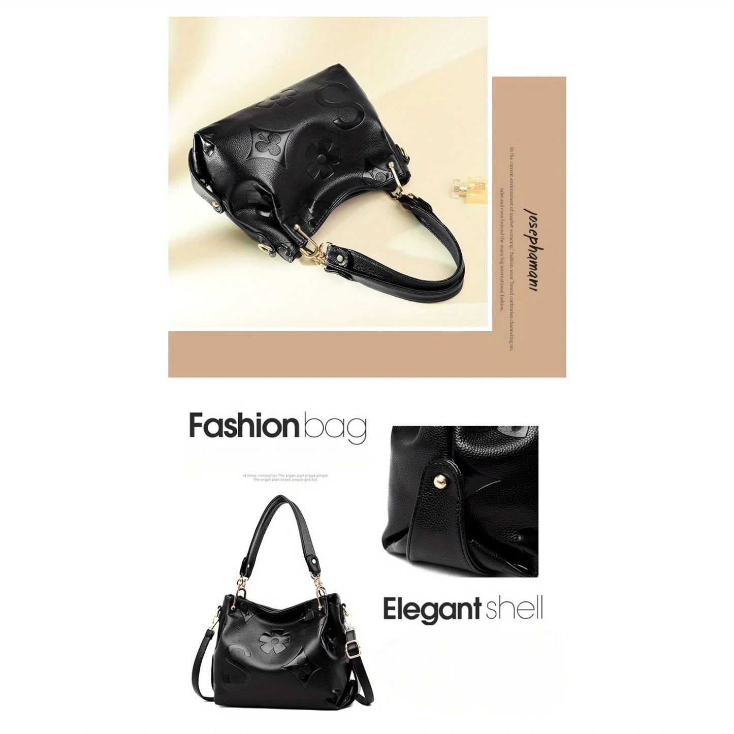 2025 new women's Tote bag, retro single-shoulder crossbody bag, large-capacity women's bag commuting bag, suitable for daily tra