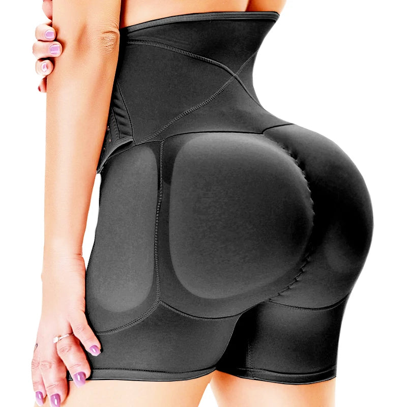 AfruliA 5XL 6XL Padded Fake Buttock Hip Enhancer Sexy Butt Lifter Shapewear Slim Waist Trainer Women Dress Underwear Body Shaper