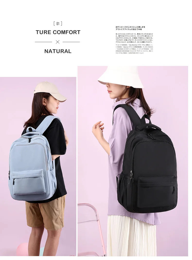 Schoolbag for Girls Campus Junior High School Students Backpack New Trendy Backpack/ sac d'ecole