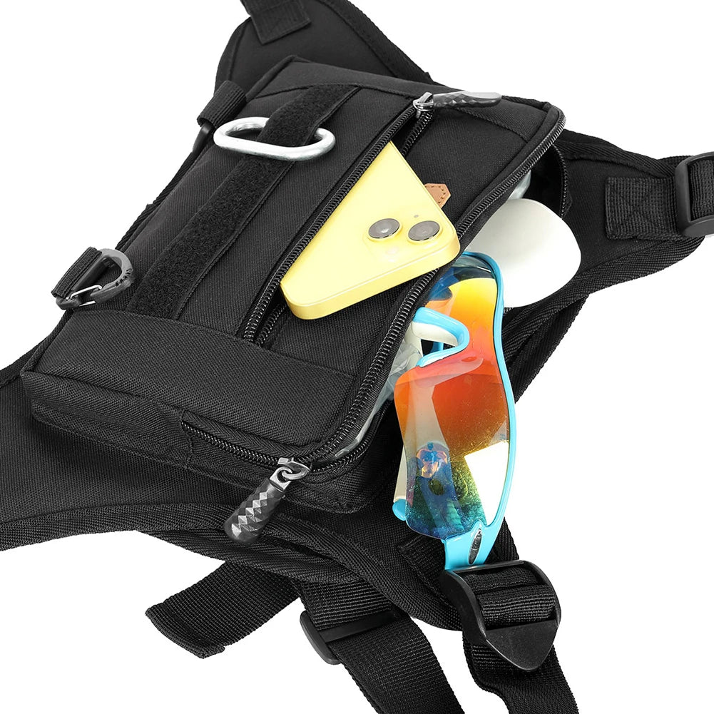 Sac à dos de sport multi-poches avec sangle réglable pour la course à pied et les voyages