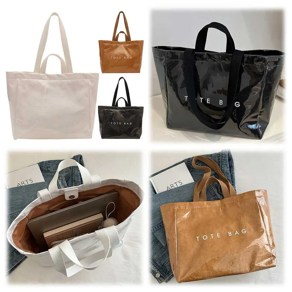 Sac fourre-tout pour femmes et hommes, sac à bandoulière réglable avec poche intérieure, sac à main solide pour le travail, l'école et le bureau