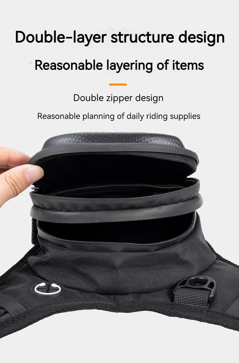 Bicycle Leg Side Bag EVA Hard Shell Outdoor Casual Waist Bags bike Mobile Phone Purse Hip Bum Pack Cycling Leg Bag Bicycle Bag