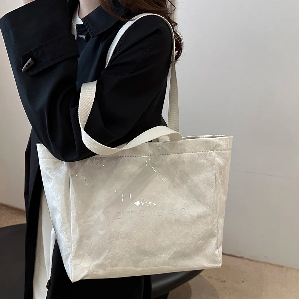 Sac fourre-tout pour femmes et hommes, sac à bandoulière réglable avec poche intérieure, sac à main solide pour le travail, l'école et le bureau