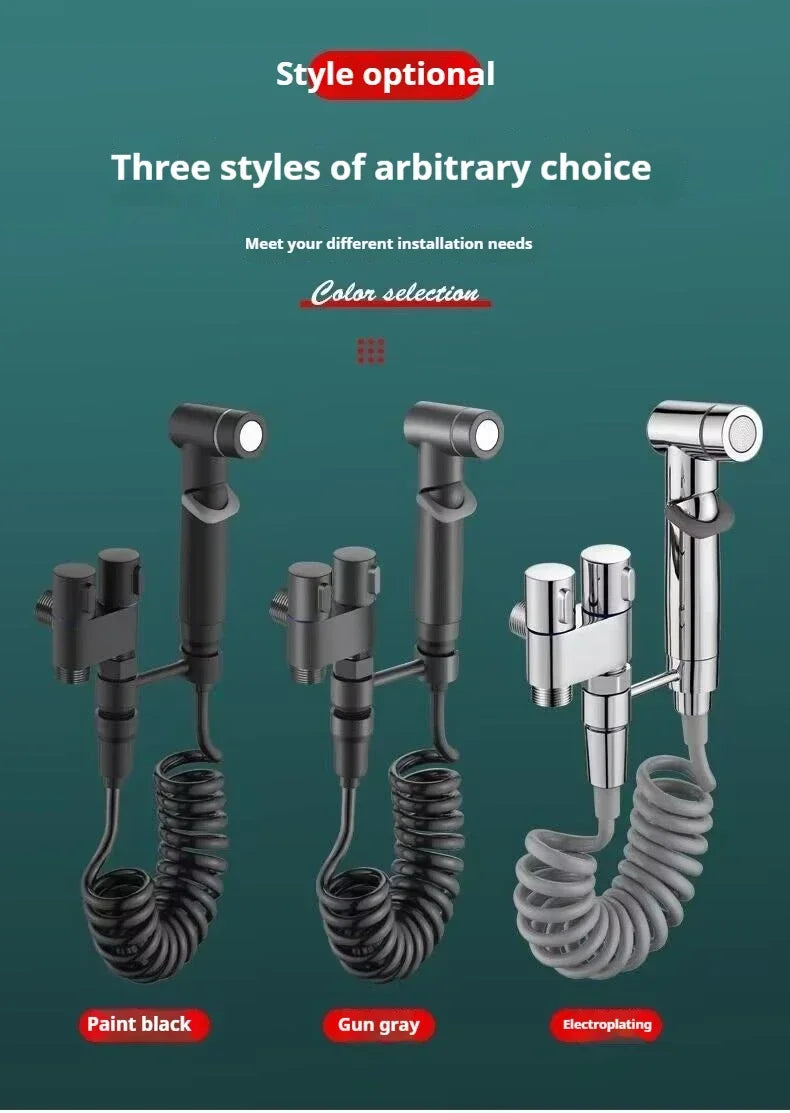 Bathroom set, high pressure hand sprinkler, bathroom cleaning, bathroom accessories, sanitary shower