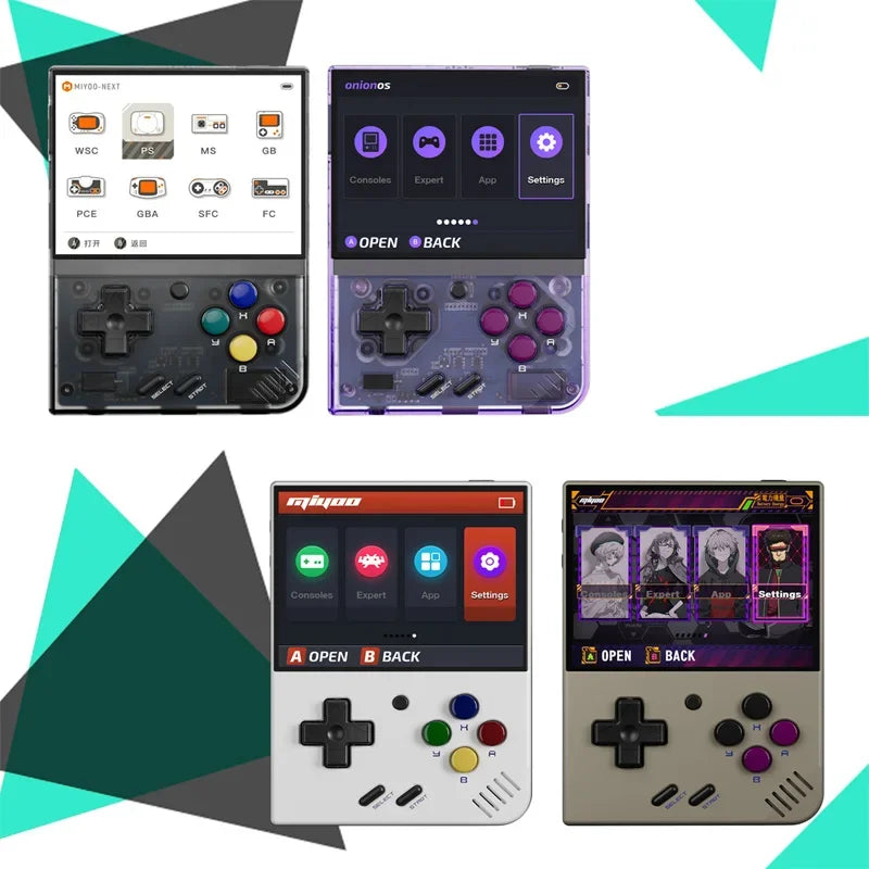 Console de jeu portable rétro MIYOO Mini Plus V2 Mini+, écran IPS, système Linux, cadeau pour enfants