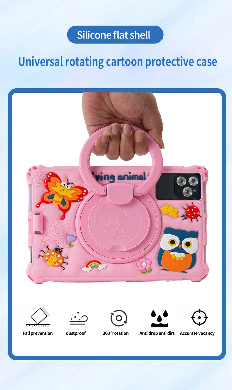 New 10.1-inch Children's t Android 11 Kid Tablet 4GB RAM 64GB ROM, Octa Cor Processor Kidoz Pre Installed Parental Control