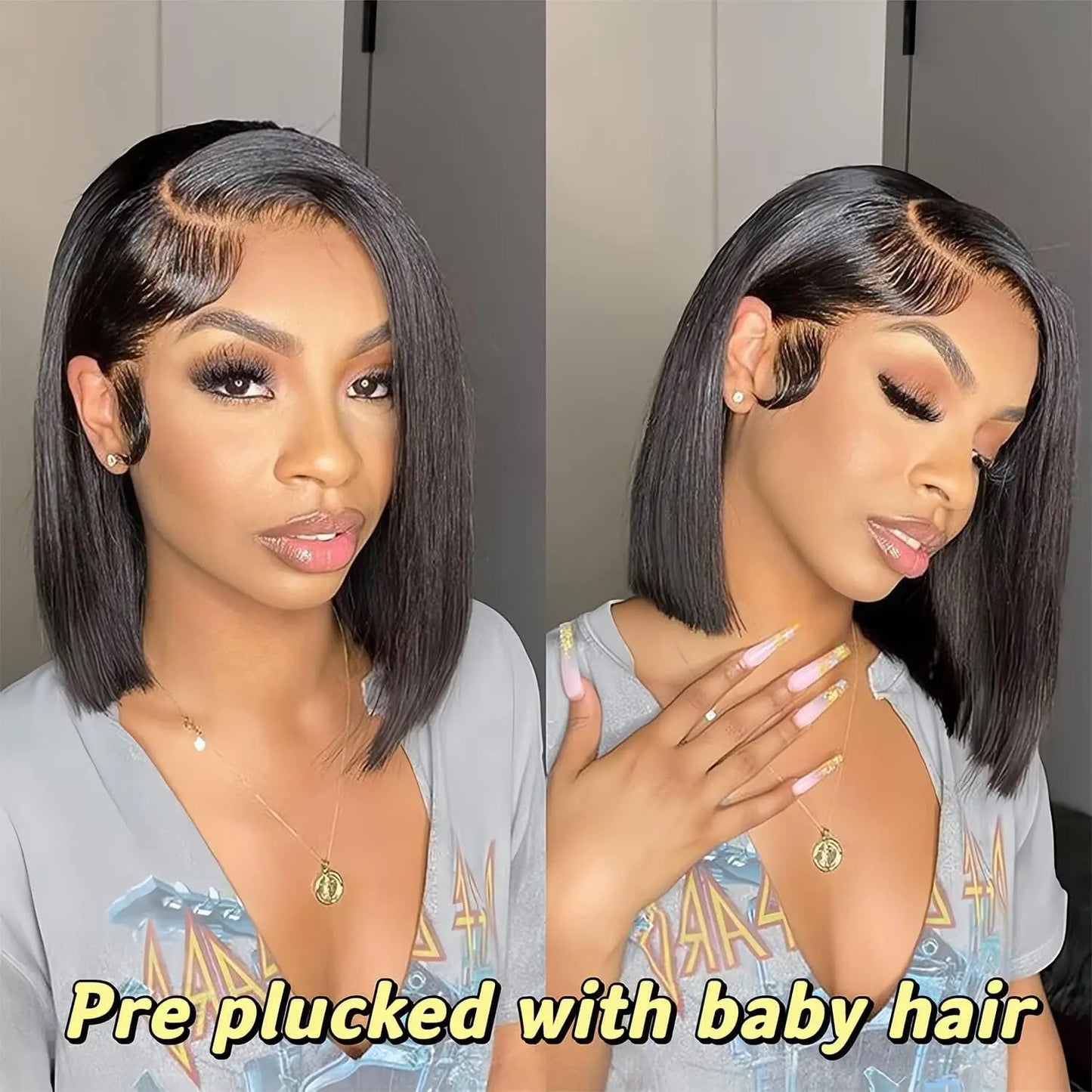 ---
Titre (EN/FR)
EN: 13x4 Bob Wig Lace Front – Peruvian Human Hair, Reddish Brown #33, Straight Style, 150% Density
FR: Perruque Bob 13x4 Lace Front – Cheveux Humains Péruviens, Brun Roussâtre #33, Lisse, Densité 150