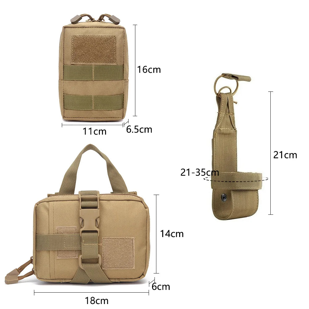 Harnais militaire pour grand chien, collier, laisse, sacs, patchs, gilets d'entraînement pour animaux de compagnie Malinois, harnais tactique pour chiens, accessoires