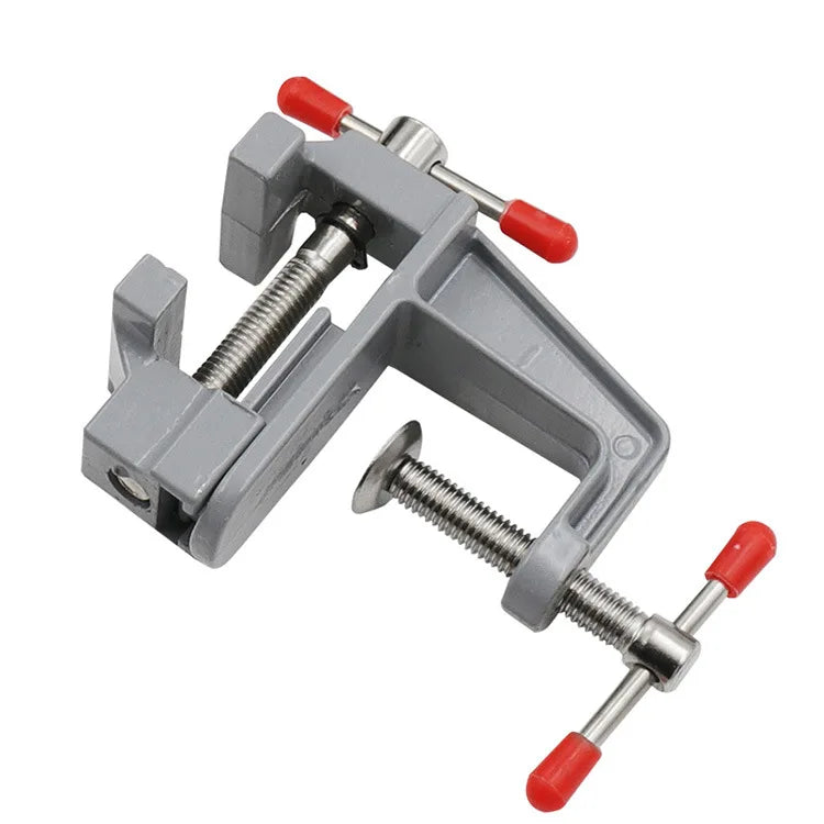 Mini Aluminium Alloy Bench Vise Multi-functional Table Clamp Screw Vise for DIY Craft Mold Repair Fixed Tool/ mini aEtau de table en aluminium