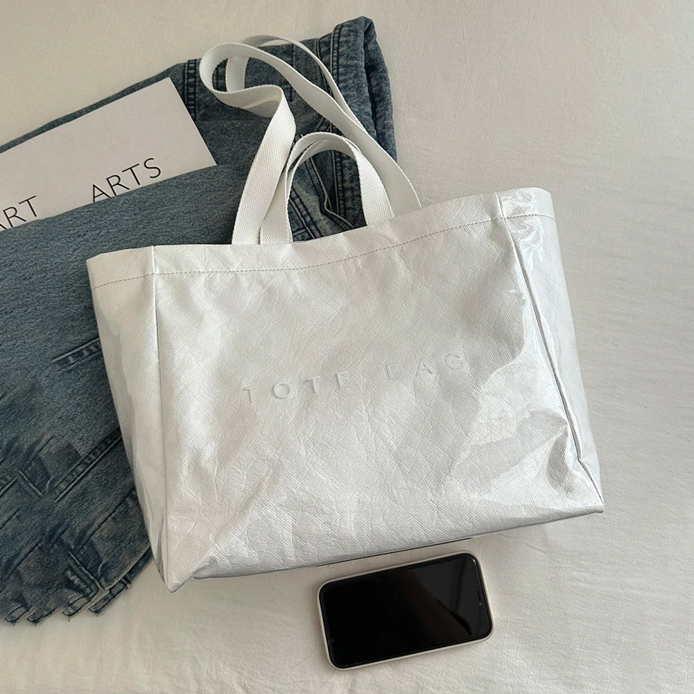 Sac fourre-tout pour femmes et hommes, sac à bandoulière réglable avec poche intérieure, sac à main solide pour le travail, l'école et le bureau