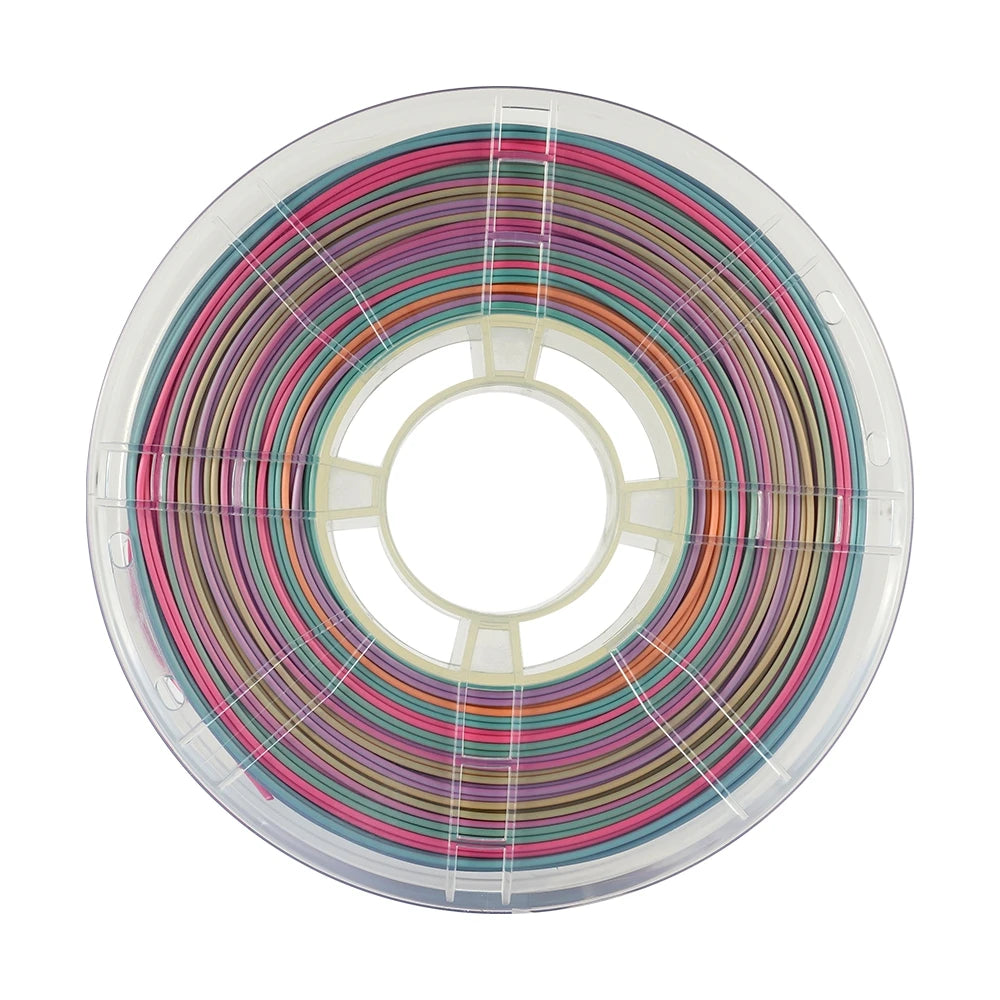 KINGROON Filament d'imprimante 3D couleur PLA soie arc-en-ciel multicolore dégradé consommables d'impression 1,75 mm bobine en plastique 1 kg
