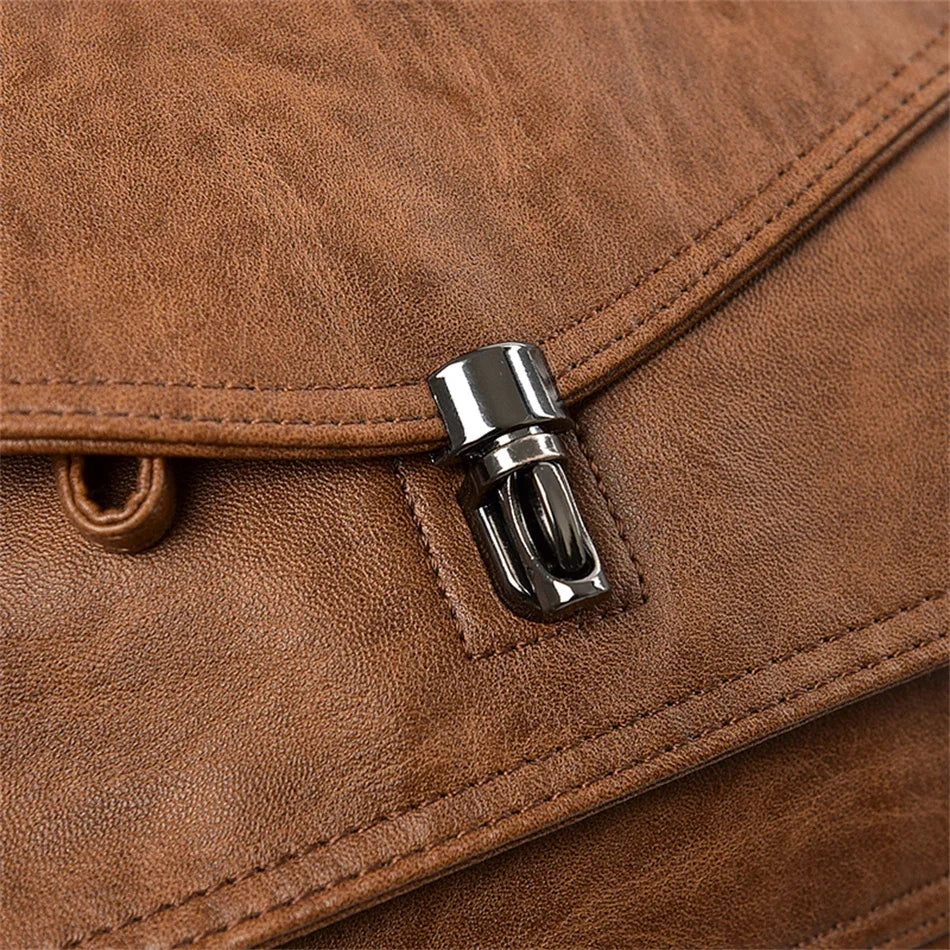 Title / Titre
EN: Women’s Retro Leather Handbag – High-Quality Multi-Pocket Shoulder Bag
FR: Sac à main rétro en cuir pour femme – Sac épaule multi-poches de haute qualité
