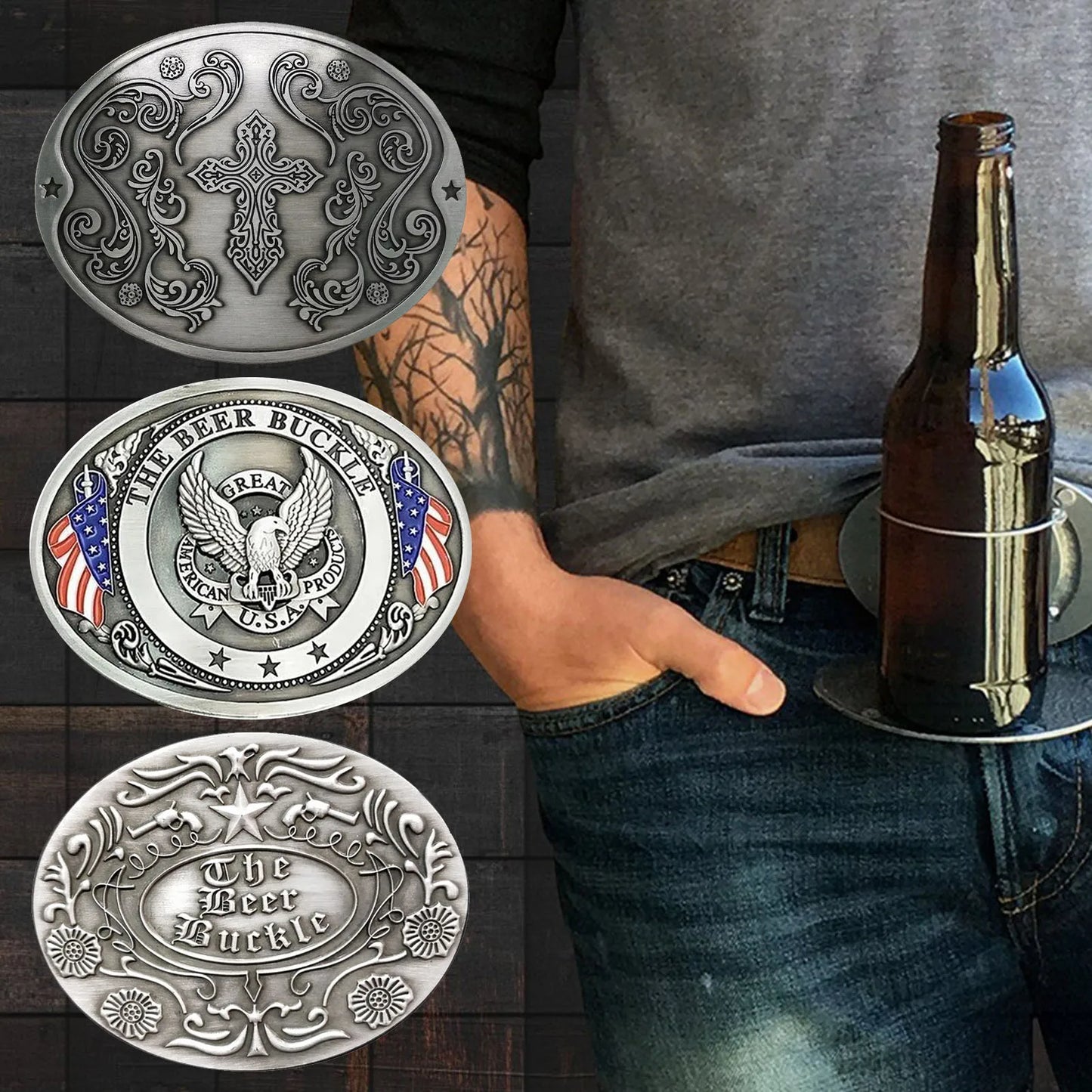 Boucle de ceinture porte-bière portable, mains libres, pour plateau de bière, porte-gobelet, sangle détachable, pour pique-nique, fête, barbecue, camping