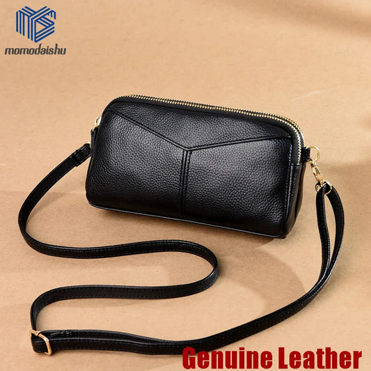 Title / Titre
EN: Genuine Leather Women’s Tote Shoulder Bag – Solid Color Clutch Handbag
FR: Sac à main en cuir véritable pour femme – Cabas bandoulière uni