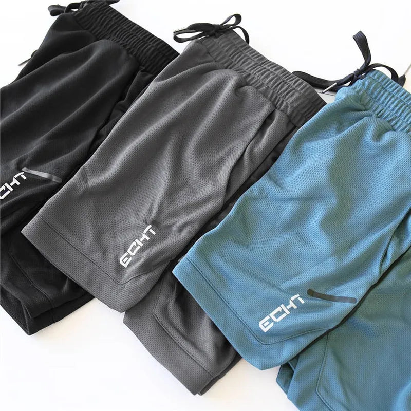 GITF Men's Quick-Drying Compression Running Shorts Grid Pattern Gym Training Sports /GITF – short de course à Compression à séchage rapide pour hommes