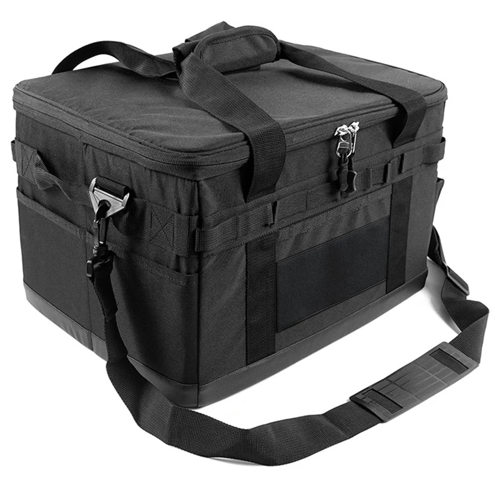 Sac de rangement pour réservoir de gaz de camping en plein air, grande capacité, sac à outils pour clous de sol, bouteille de gaz, ustensiles de cuisine pour pique-nique, kit d'ustensiles