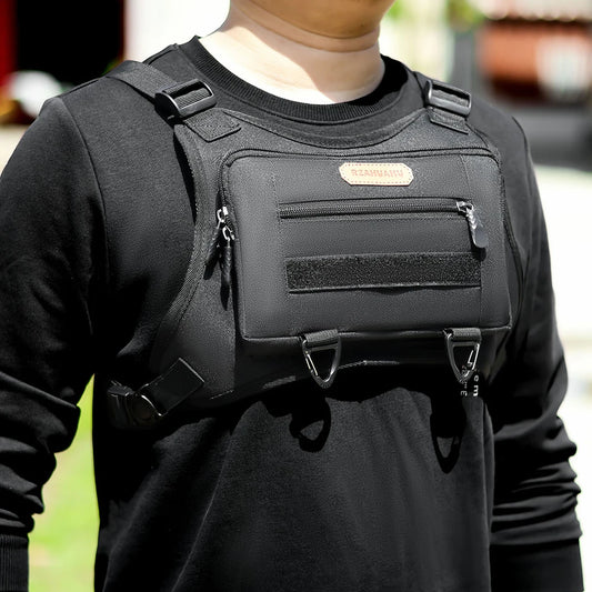 Sac à dos de sport multi-poches avec sangle réglable pour la course à pied et les voyages