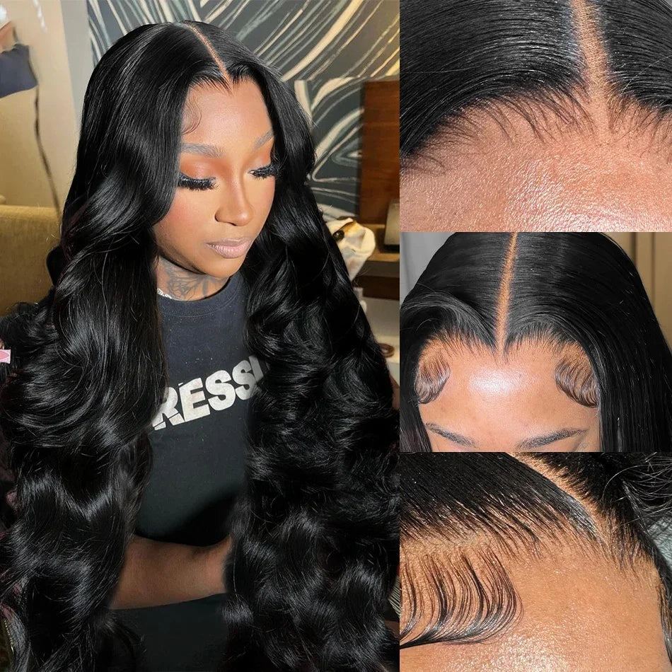 30 40 Inch Body Wave Lace Front Wig 13x4 13x6 Lace Frontal Human Hair Wigs Brazilian Water Wave Hd Lace Frontal Wigs For Women