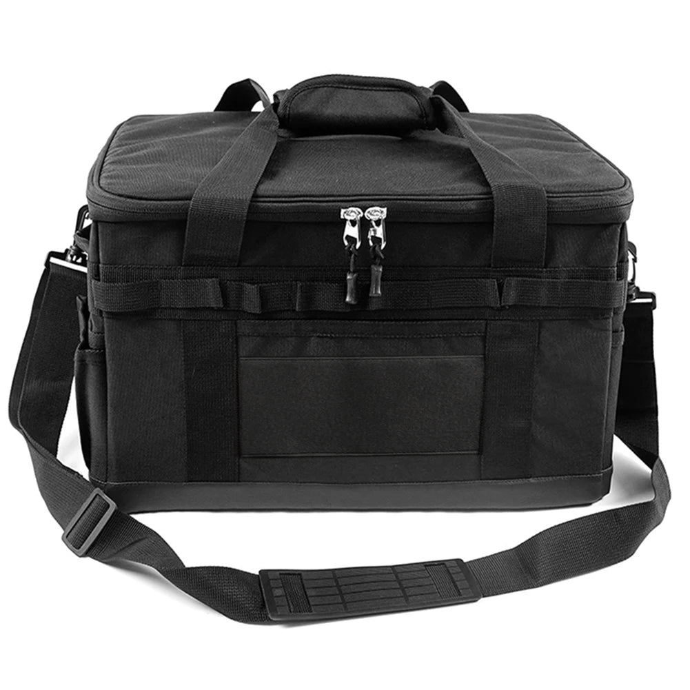 Sac de rangement pour réservoir de gaz de camping en plein air, grande capacité, sac à outils pour clous de sol, bouteille de gaz, ustensiles de cuisine pour pique-nique, kit d'ustensiles