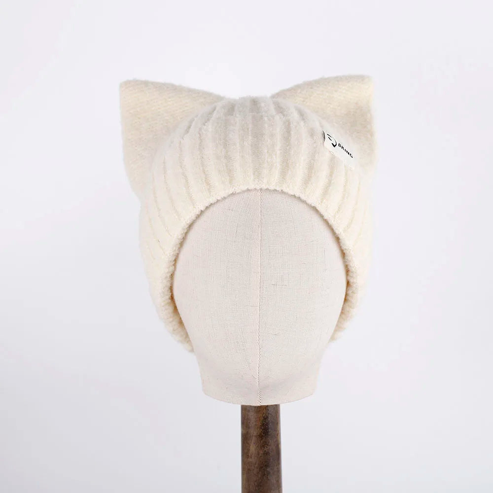 adventure time caps for men Balaclava Beanie Rabbit Ear Hat Hat winter women's winter accessories fun hat Butterfly Pullover Hat