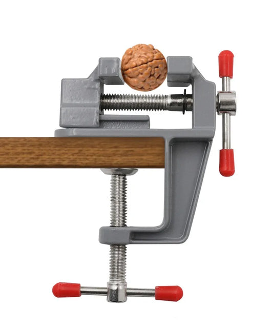 Mini Aluminium Alloy Bench Vise Multi-functional Table Clamp Screw Vise for DIY Craft Mold Repair Fixed Tool/ mini aEtau de table en aluminium