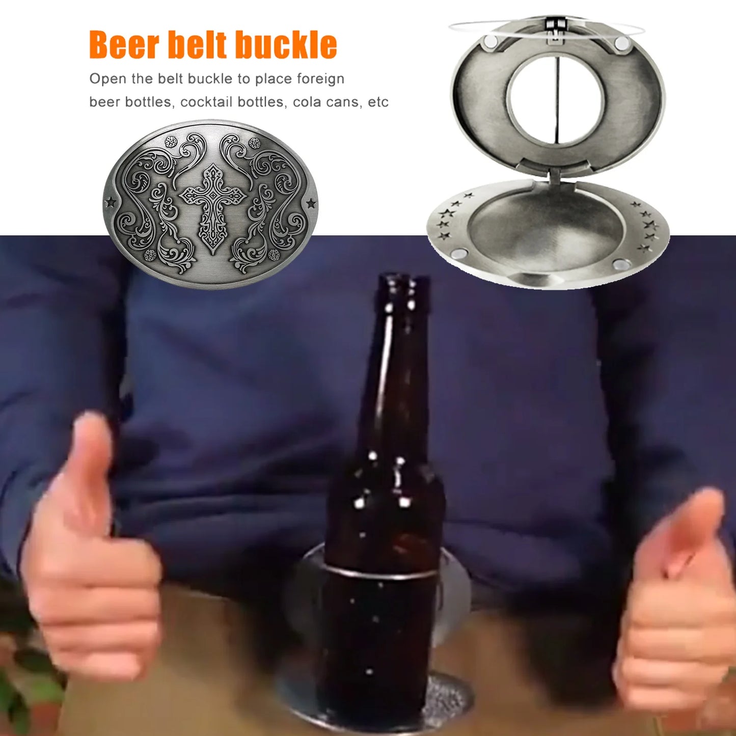 Boucle de ceinture porte-bière portable, mains libres, pour plateau de bière, porte-gobelet, sangle détachable, pour pique-nique, fête, barbecue, camping