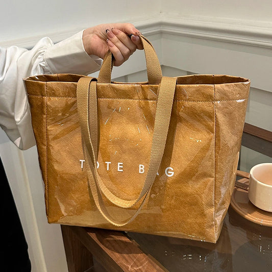 Sac fourre-tout pour femmes et hommes, sac à bandoulière réglable avec poche intérieure, sac à main solide pour le travail, l'école et le bureau