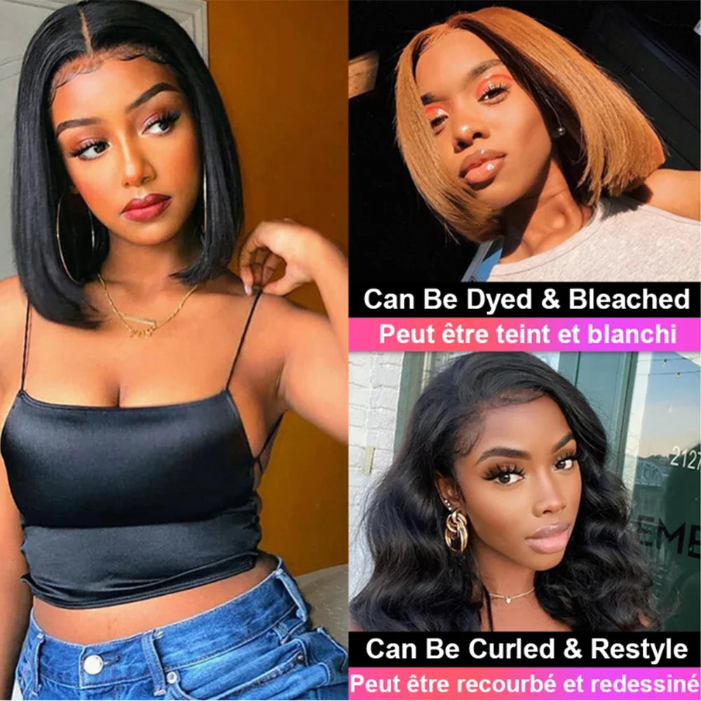 ---

Titre (EN/FR)
EN: 13x4 Bob Wig Lace Front – Peruvian Human Hair, Reddish Brown #33, Straight Style, 150% Density
FR: Perruque Bob 13x4 Lace Front – Cheveux Humains Péruviens, Brun Roussâtre #33, Lisse, Densité 150