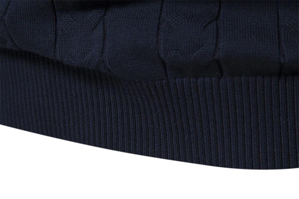 2023 New Autumn High Quality Zipper Pullers Men Warm Winter Cotton Sweaters for Men Ethnic Patterns Casual Mens Sweater Clothing