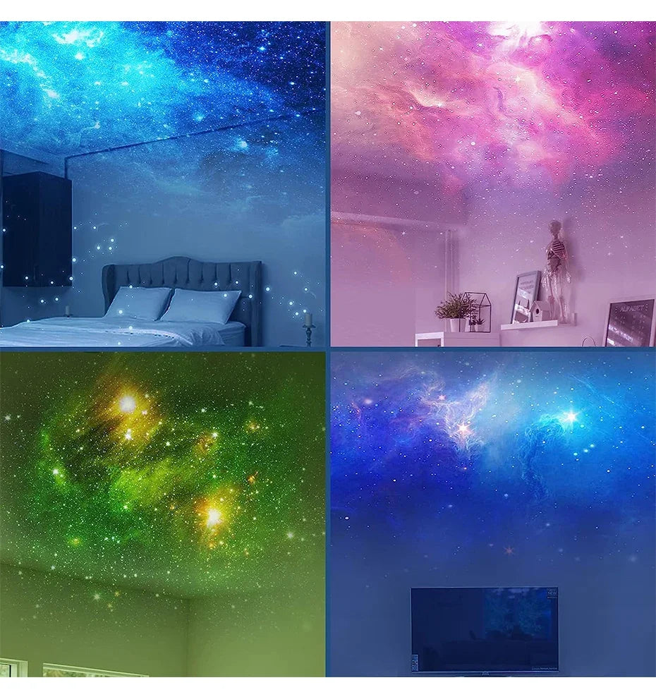 Galaxy Star Astronaut LED Night Light Projector Starry Sky Lamp Children's Room Decorative Lighting Gift