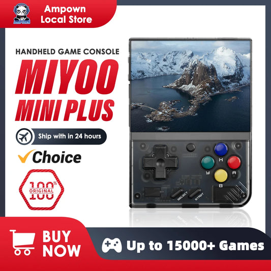 Console de jeu portable rétro MIYOO Mini Plus V2 Mini+, écran IPS, système Linux, cadeau pour enfants