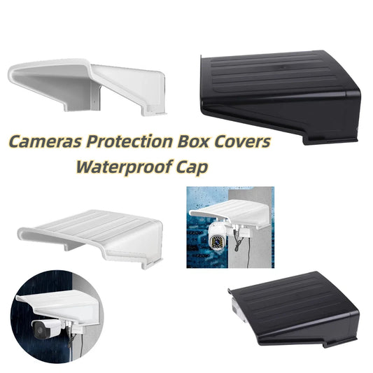Cameras Protection Box Covers Shield Wall Waterproof Rainproof Cap Dome Monitor Camera Black White Protection Case