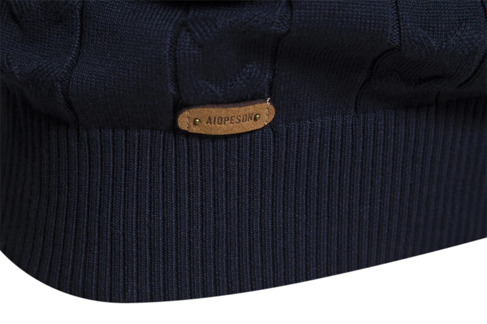 2023 New Autumn High Quality Zipper Pullers Men Warm Winter Cotton Sweaters for Men Ethnic Patterns Casual Mens Sweater Clothing