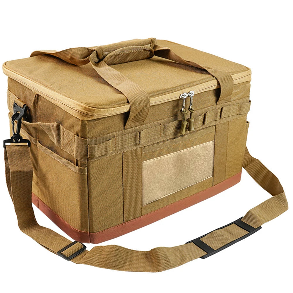Sac de rangement pour réservoir de gaz de camping en plein air, grande capacité, sac à outils pour clous de sol, bouteille de gaz, ustensiles de cuisine pour pique-nique, kit d'ustensiles