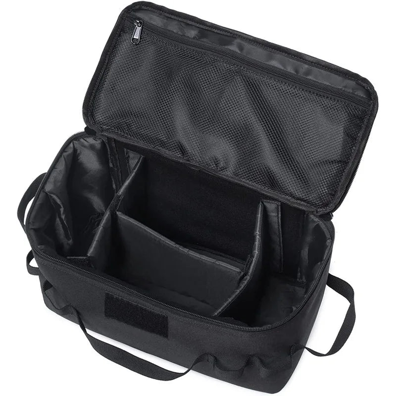 Sac de rangement pour réservoir de gaz de camping en plein air, grande capacité, sac à outils pour clous de sol, bouteille de gaz, ustensiles de cuisine pour pique-nique, kit d'ustensiles