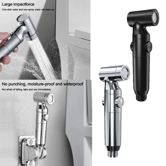 Multi-functional Protable Handheld Bidet Sprayer Toilet Closet Shattaff Shower Bathroom Sprayer Shower Head Bath Accessories
