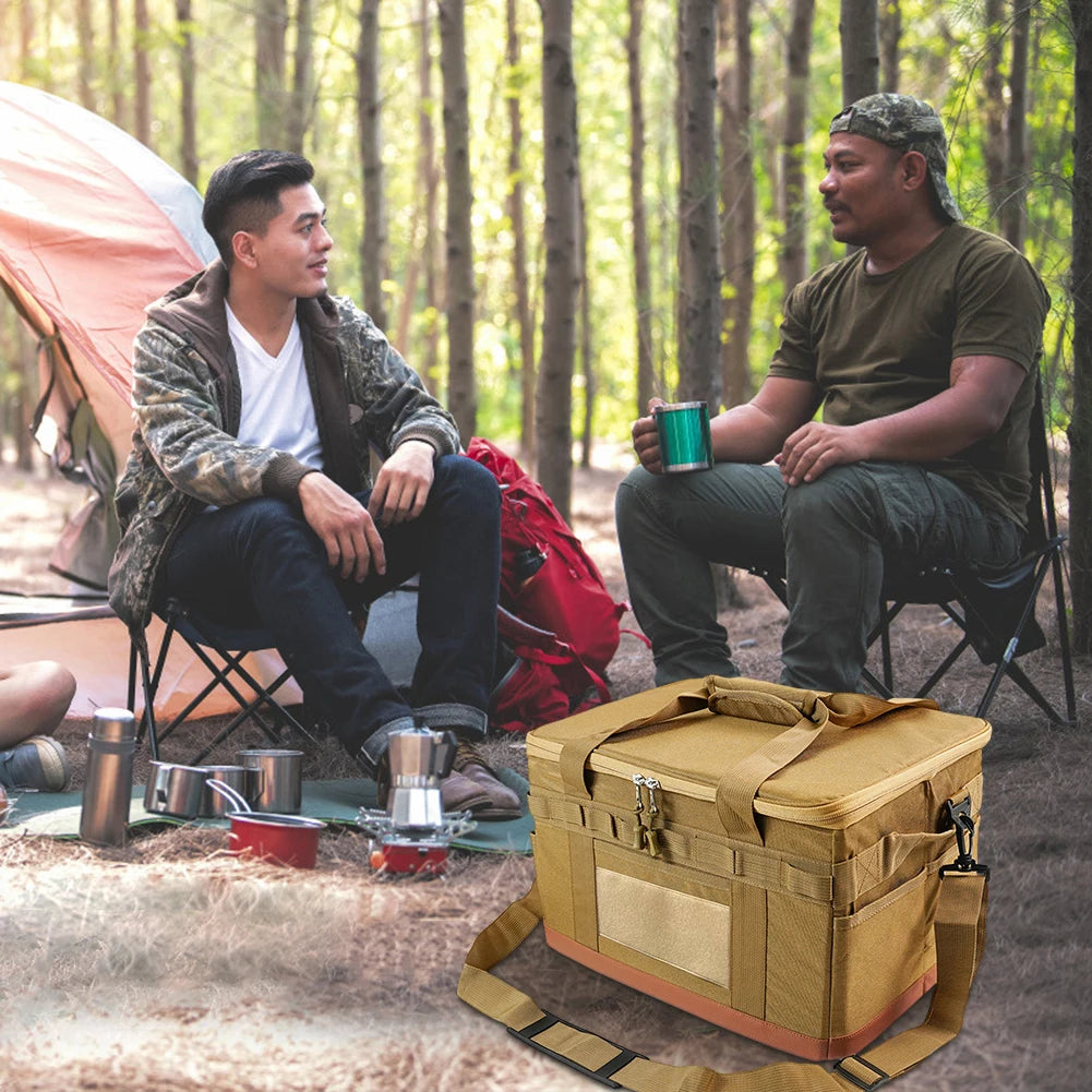 Sac de rangement pour réservoir de gaz de camping en plein air, grande capacité, sac à outils pour clous de sol, bouteille de gaz, ustensiles de cuisine pour pique-nique, kit d'ustensiles